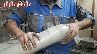 اجرای لوله کشی آب و فاضلاب پوش فیت خیابان مفتح - آقای مهندس رزجی