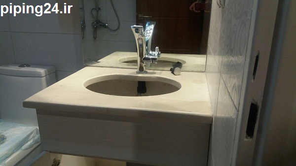 نصب روشویی سنگی و سنگ روشویی 5