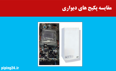 مقایسه پکیج های دیواری