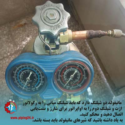 آموزش نشت یابی گاز کولر گازی و رفع نشتی 3