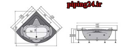 ابعاد وان جکوزی خانگی 018