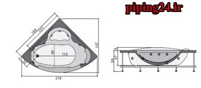 ابعاد وان جکوزی خانگی 18