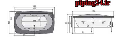 ابعاد وان جکوزی خانگی 2