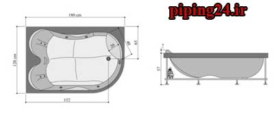 ابعاد وان جکوزی خانگی 22
