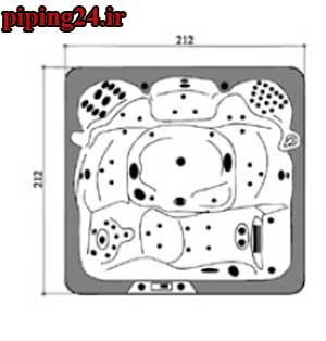 ابعاد وان جکوزی خانگی 25