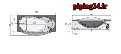 ابعاد وان جکوزی خانگی 3