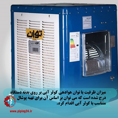 تشخیص سایز پوشال کولر آبی 2