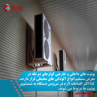 تعمیر و سرویس کولر دو تکه در اهواز1
