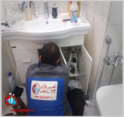 تعویض سیفون فاضلاب بدون نیاز به لوله کش 3