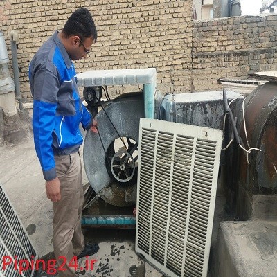 تعویض و تعمیر تسمه کولر آبی 1