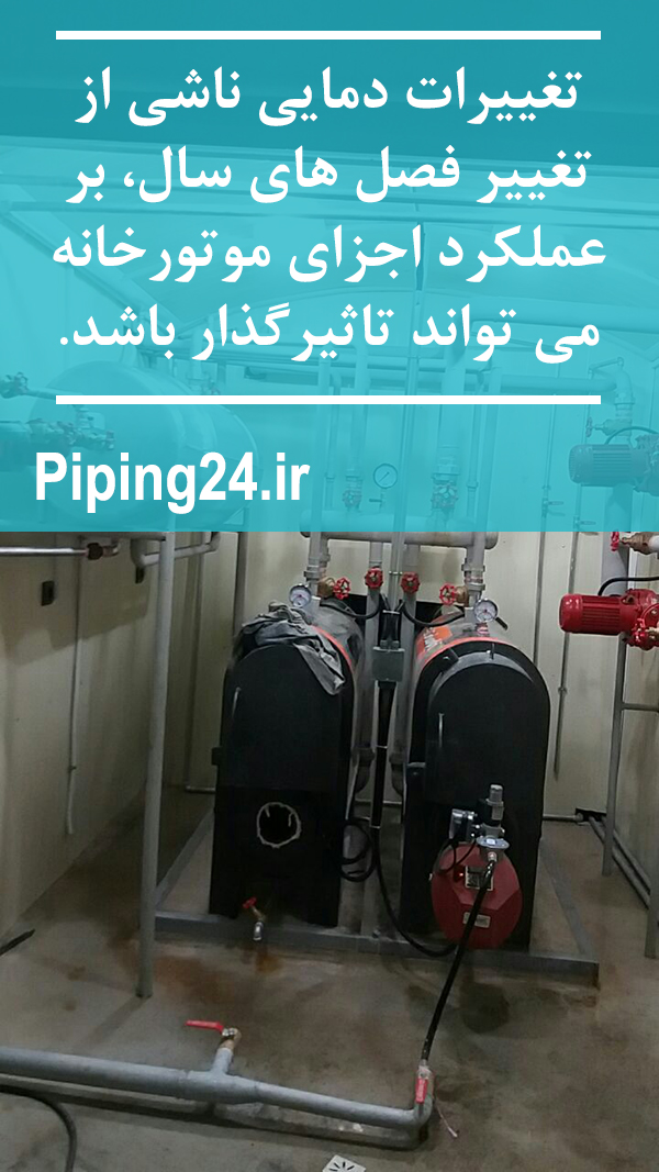 تغییرات موتورخانه با توجه به تغییرات فصل 1