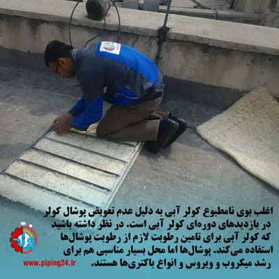 دلایل بوی بد کولر آبی و روش رفع بوی نامطبوع آن 2