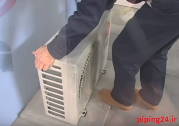 راهنمای نصب کولر گازی پرتابل ال جی 20