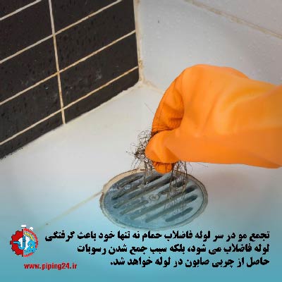 راهکارهای خانگی به منظور رفع گرفتگی لوله فاضلاب حمام 1