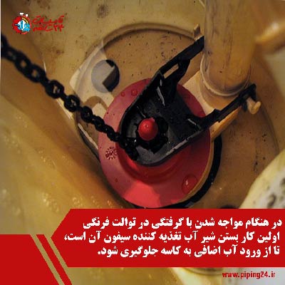 روش باز کردن توالت فرنگی بدون نیاز به لوله کش 2