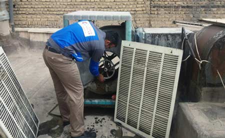 علت سر و صدای کولر آبی و راه حل آن