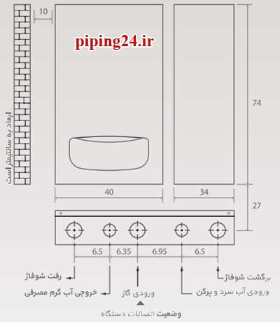 علت گرم نشدن آب پکیج بوتان 2