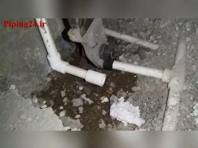 فیلم نحوه رفع نشتی لوله آب پلاستیکی4