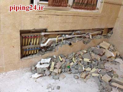 لوله کشی شوفاژ با لوله های پلیمر 3