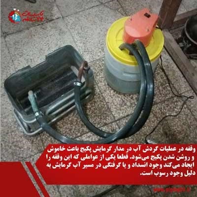 علت عدم تشکیل شعله یا روشن و خاموش شدن مکرر شعله پکیج 3
