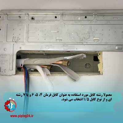 نحوه اتصال صحیح کابل ها در کولر گازی 6