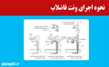 نحوه اجرای ونت فاضلاب