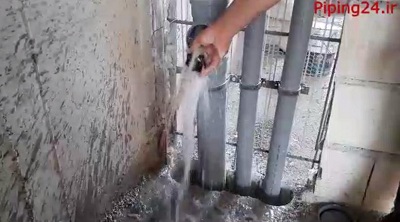 نحوه تست لوله های فاضلاب بااستفاده از استاپر3