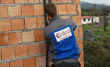 نحوه لوله کشی آب ساختمان از بالا به پایین