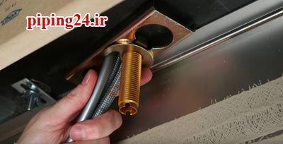 نحوه نصب شیر اهرمی ظرفشویی 7