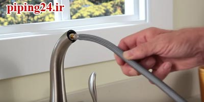 نحوه نصب شیر اهرمی ظرفشویی 8