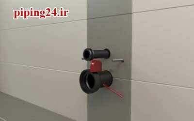 نصب توالت فرنگی وال هنگ توکار 14