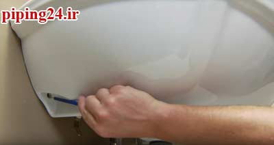 نصب روشویی وال هنگ و توکار 4