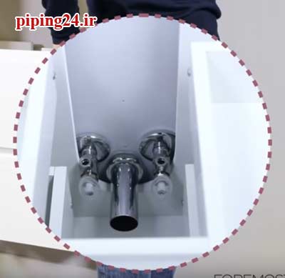 نصب روشویی وال هنگ و توکار 6