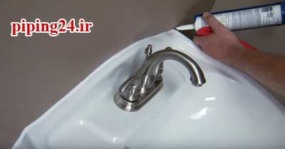 نصب روشویی وال هنگ و توکار 9