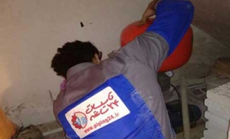 نصب پمپ آب خانگی در پشت بام 