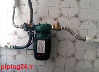 نصب پمپ آب خانگی در پشت بام 4