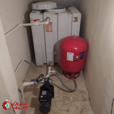 نصب پمپ آب خانگی و منبع در رشت2