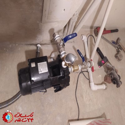 نصب پمپ آب خانگی و منبع در شهر اراک4