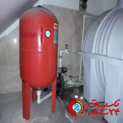 نصب پمپ آب و منبع در کرج 4